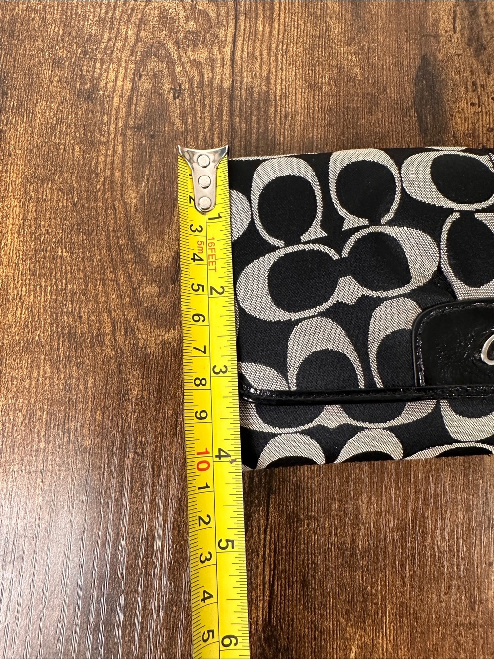 Y2K Coach Ashley Signature Sateen Checkbook Wallet (Style F46198) - Picture 5 of 12